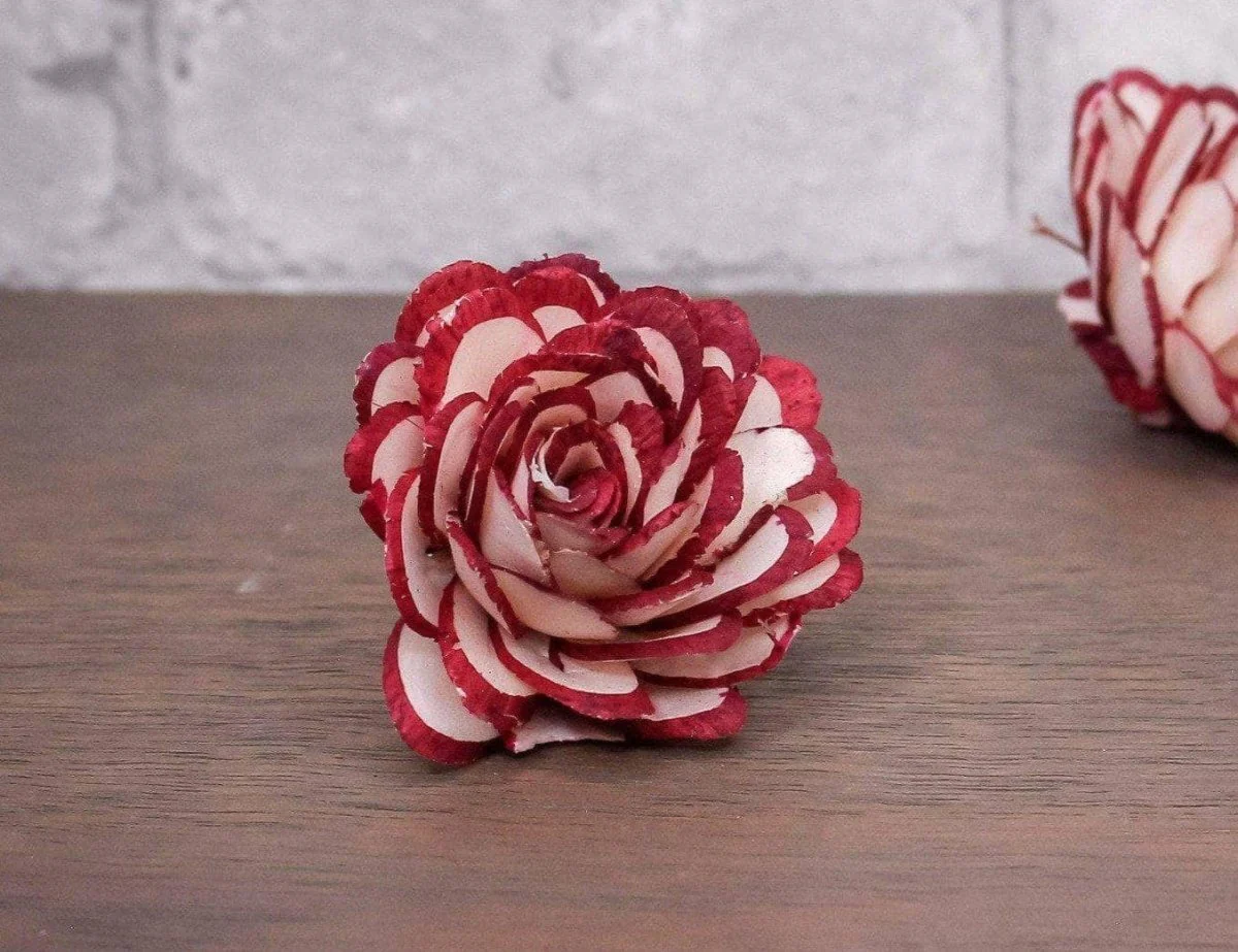 2" Almond w/ Red Tips (10 Pack)
