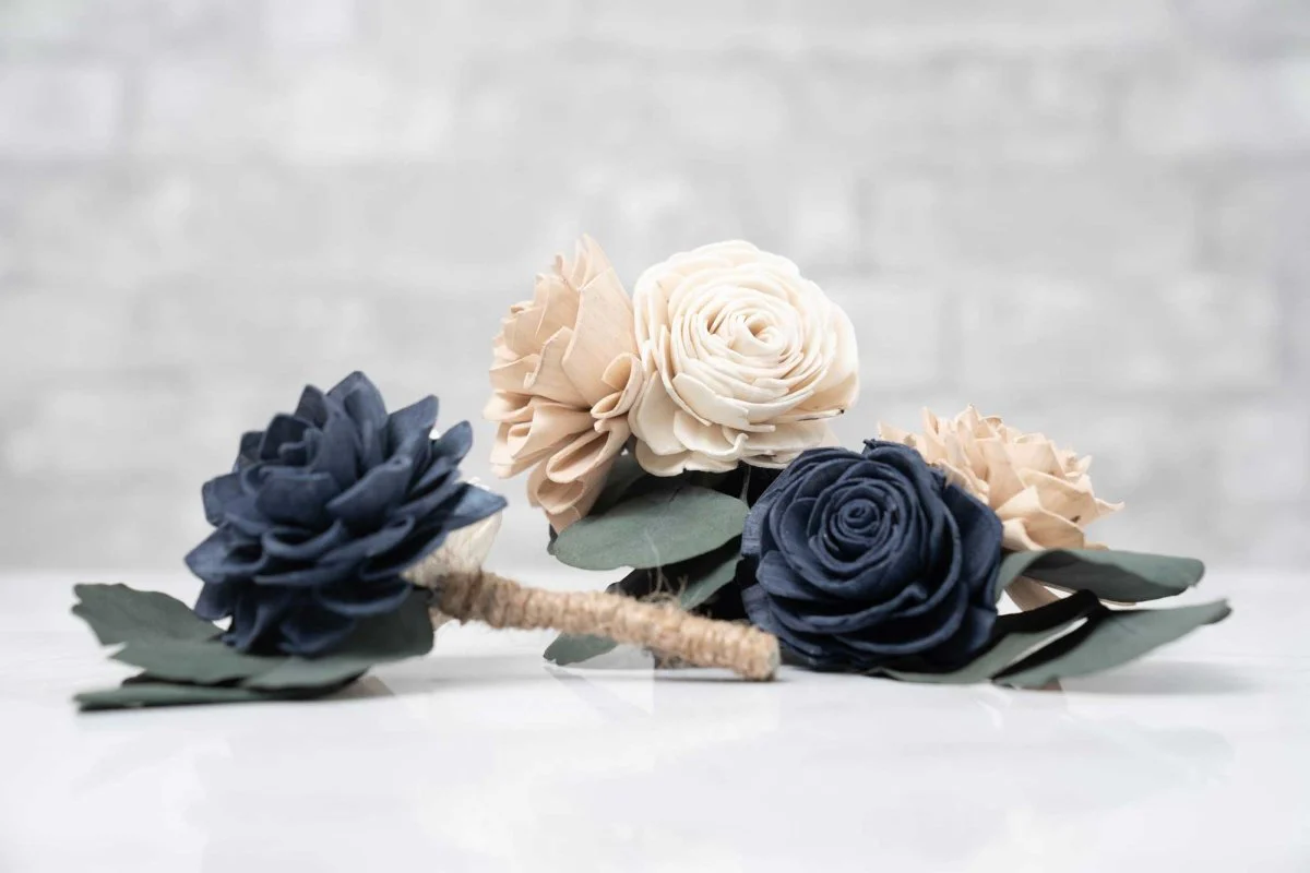 Anchored In Love Boutonniere (Set of 3)