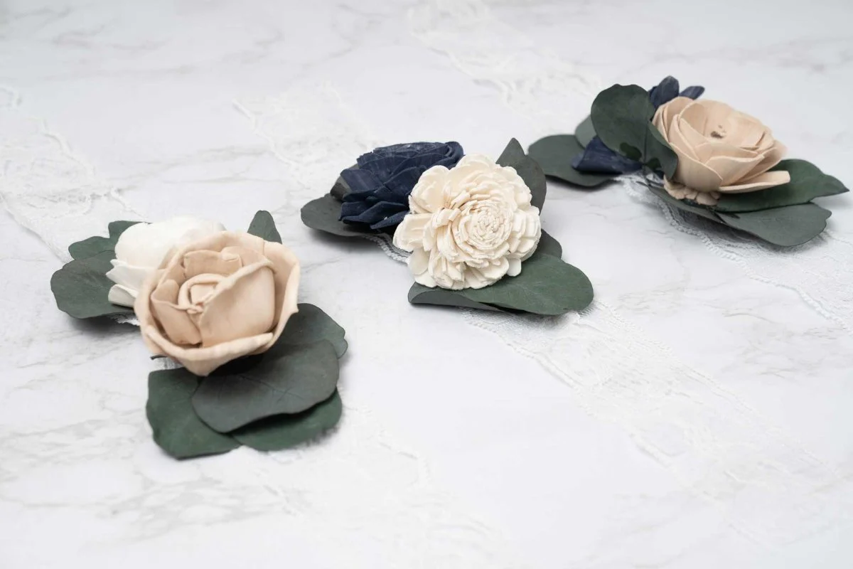 Anchored In Love Corsage (Set of 3)