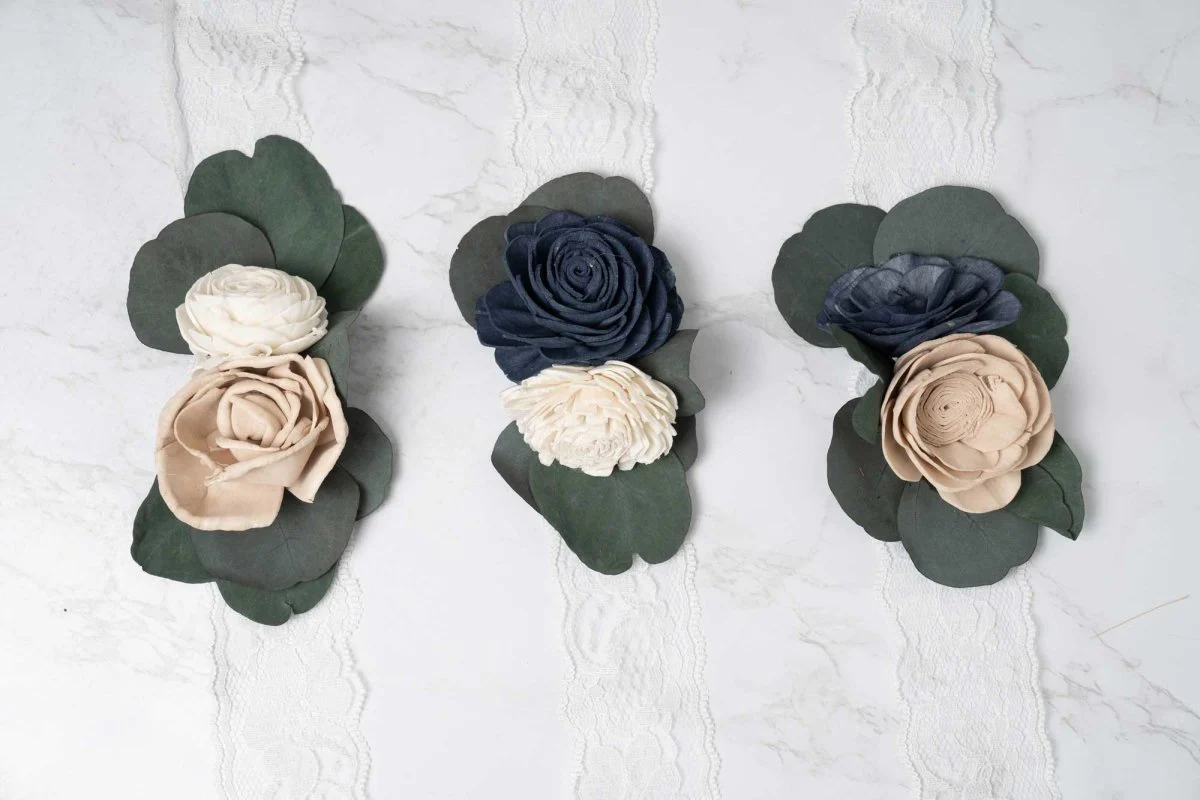Anchored In Love Corsage (Set of 3) - Image 2