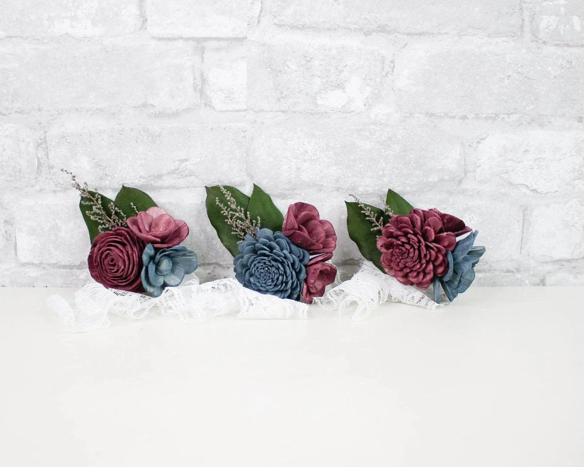 Bejeweled Corsage (Set of 3)