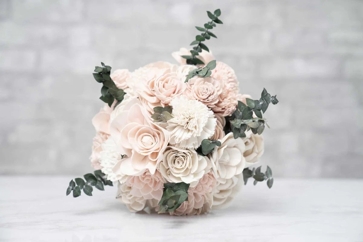 Blush Beauty Bridesmaid Bouquet - Image 2