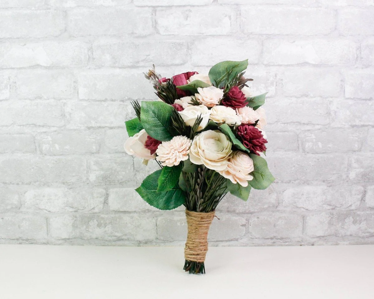 Blushing Belle Bridal Bouquet - Image 12
