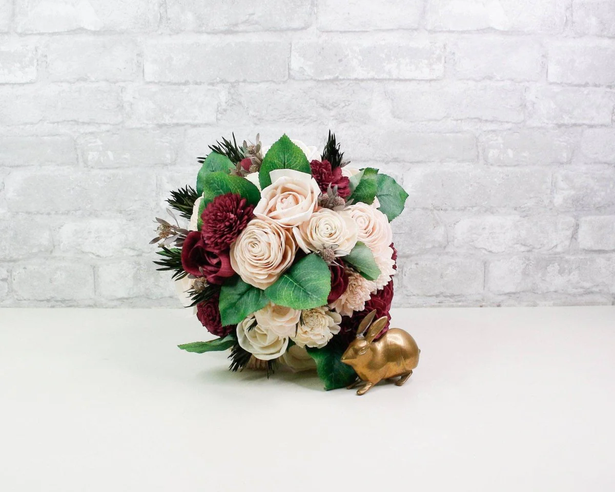 Blushing Belle Bridal Bouquet* - Image 7