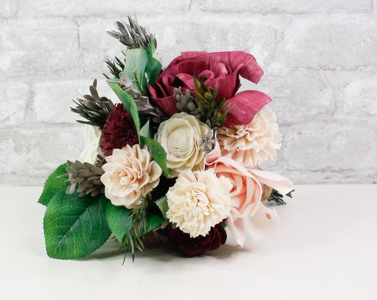Blushing Belle Mini Bouquet - Image 2