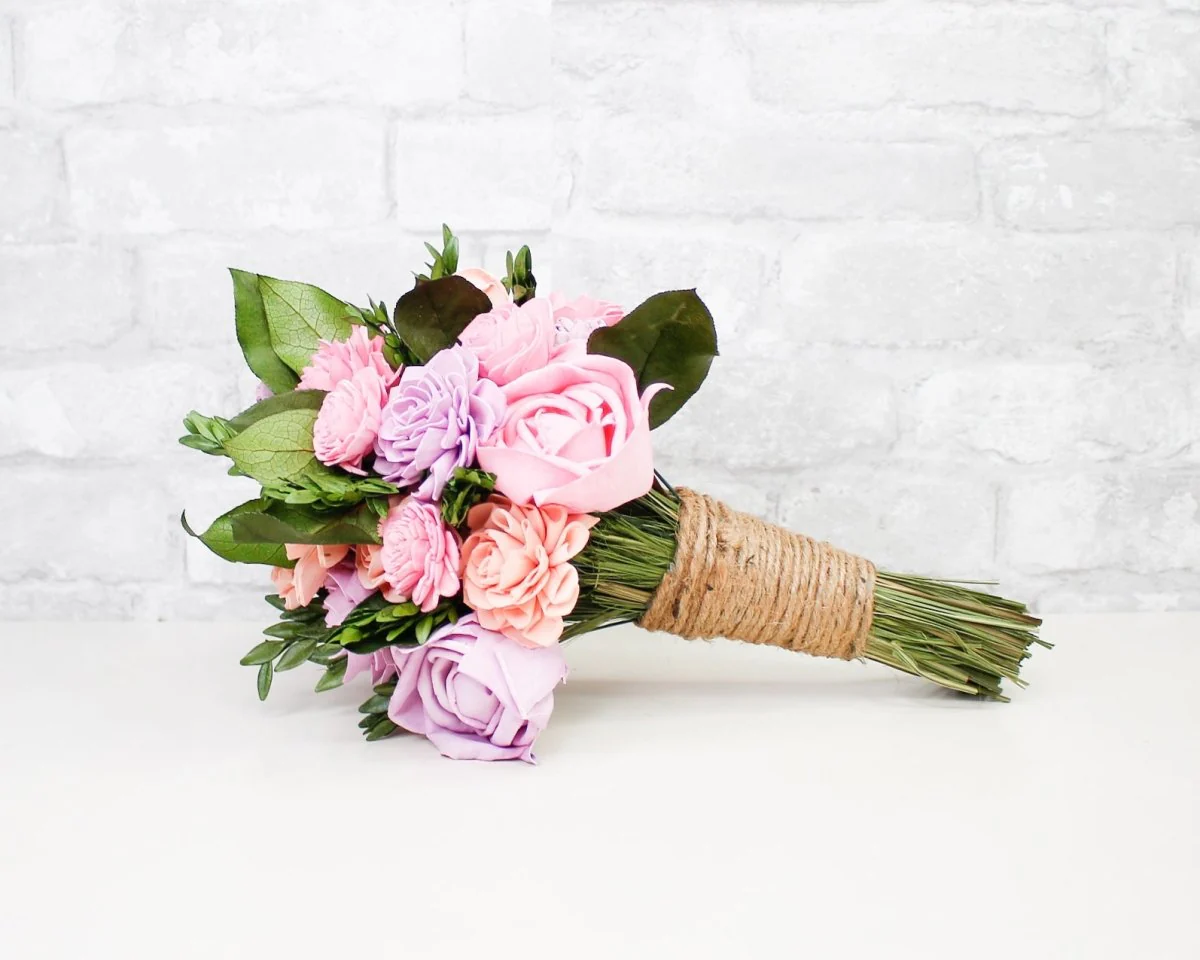 Botanical Beauty Bridesmaid Bouquet - Image 3