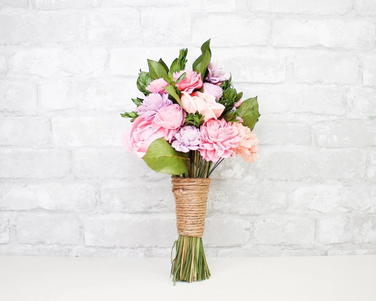 Botanical Beauty Bridesmaid Bouquet - Image 7