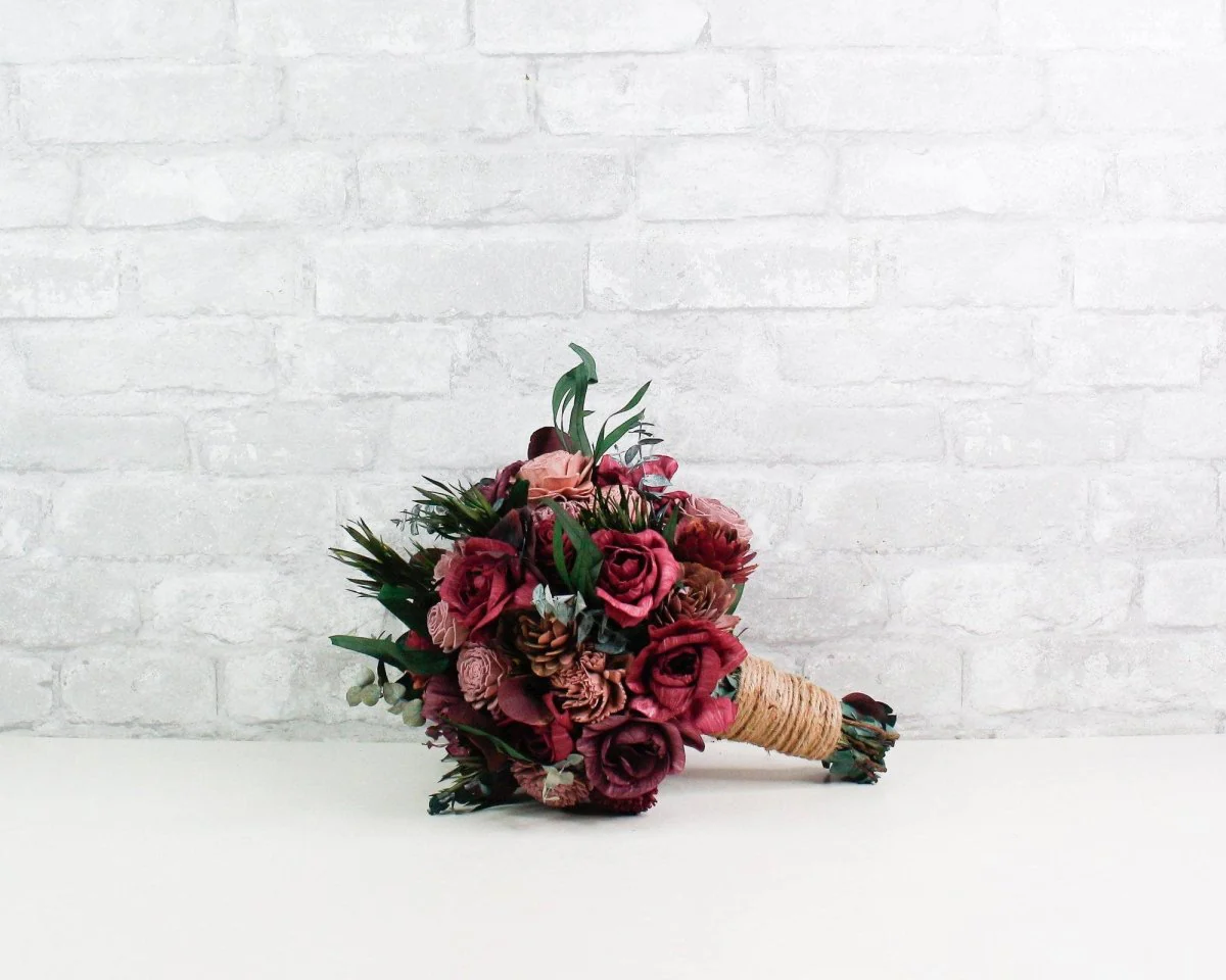 Brisk Burgundy Bouquet - Image 2