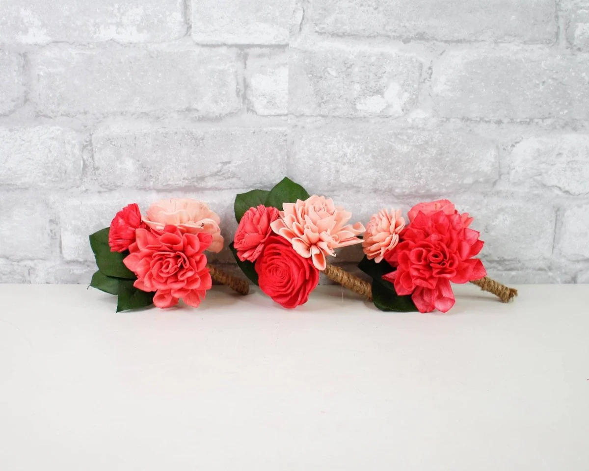 Caprice Boutonniere (Set of 3)