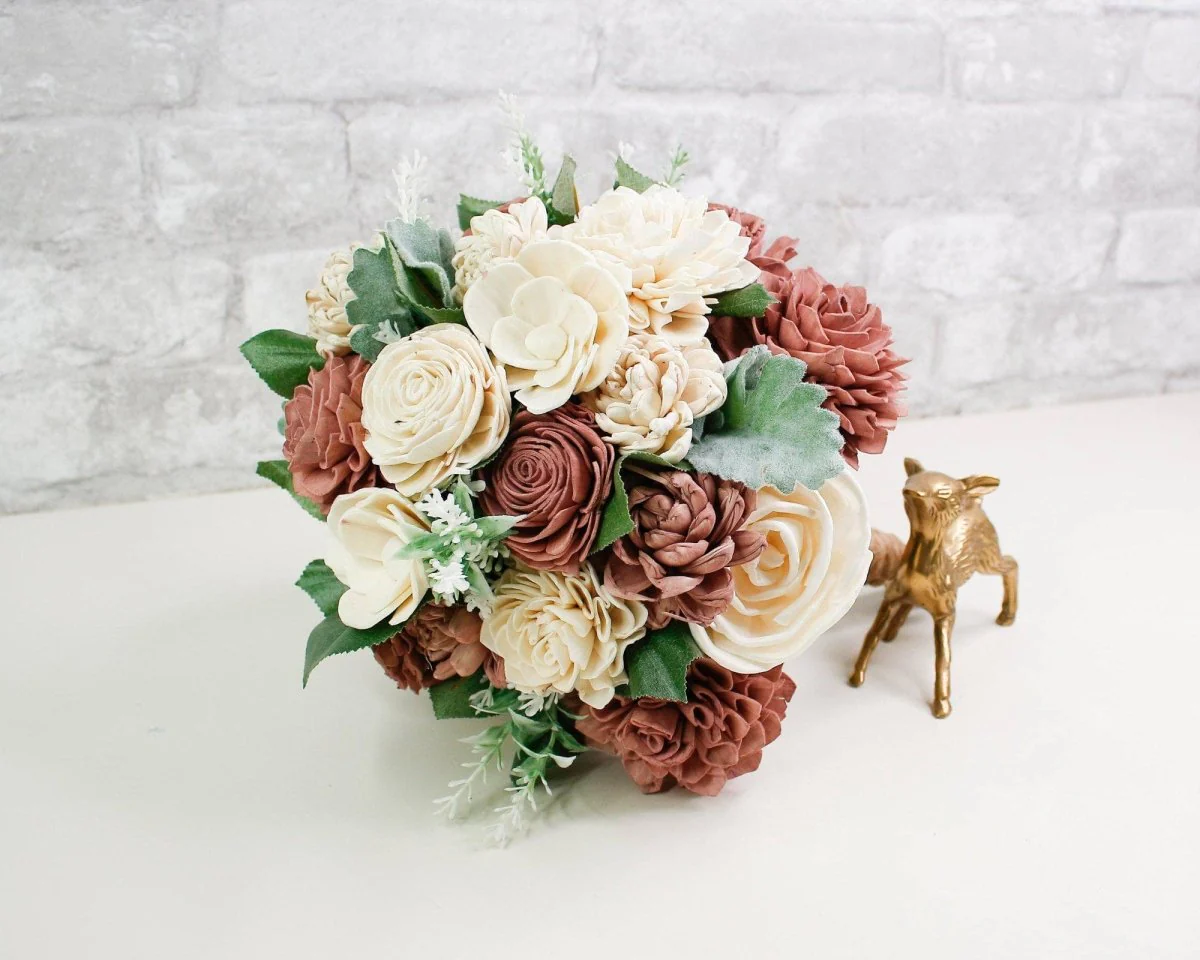 Cinder Rose Bridesmaid Bouquet* - Image 10