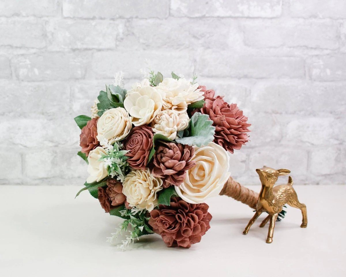Cinder Rose Bridesmaid Bouquet* - Image 12
