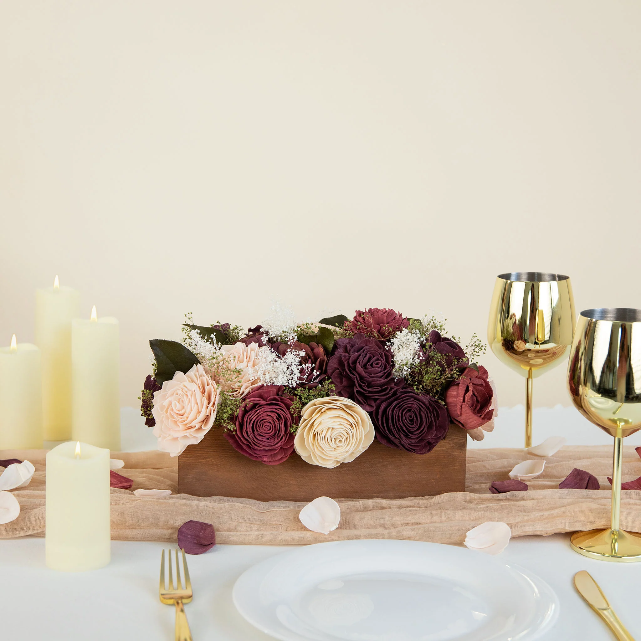 Love Story Wedding Centerpiece