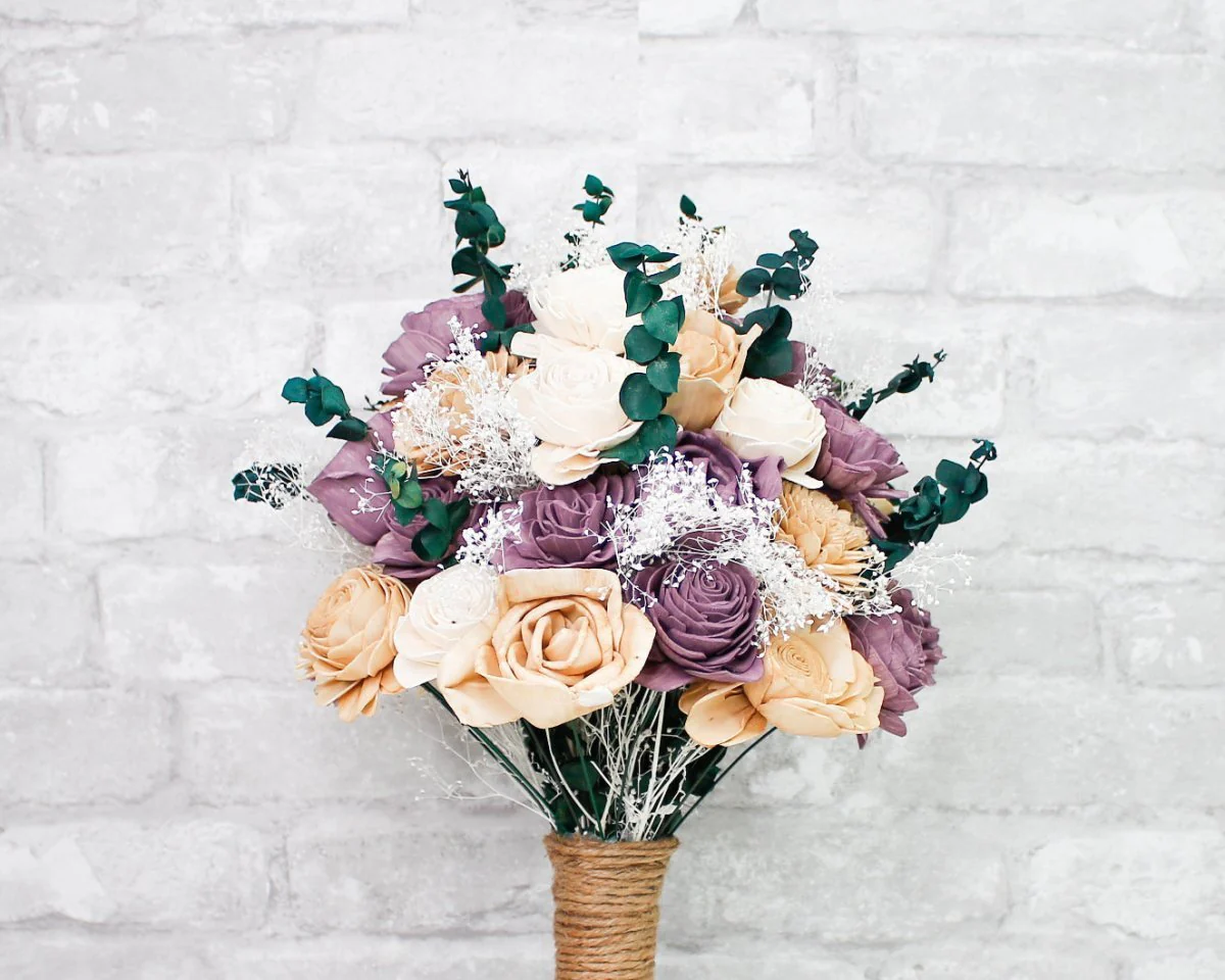 Mulberry Dreams Finished Bouquet