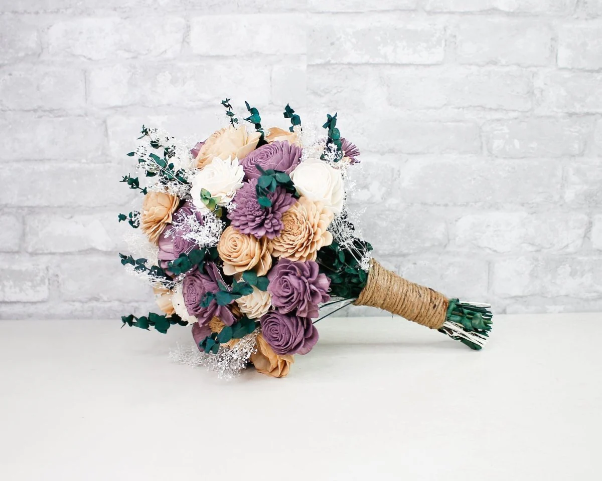 Mulberry Dreams Finished Bouquet - Image 6