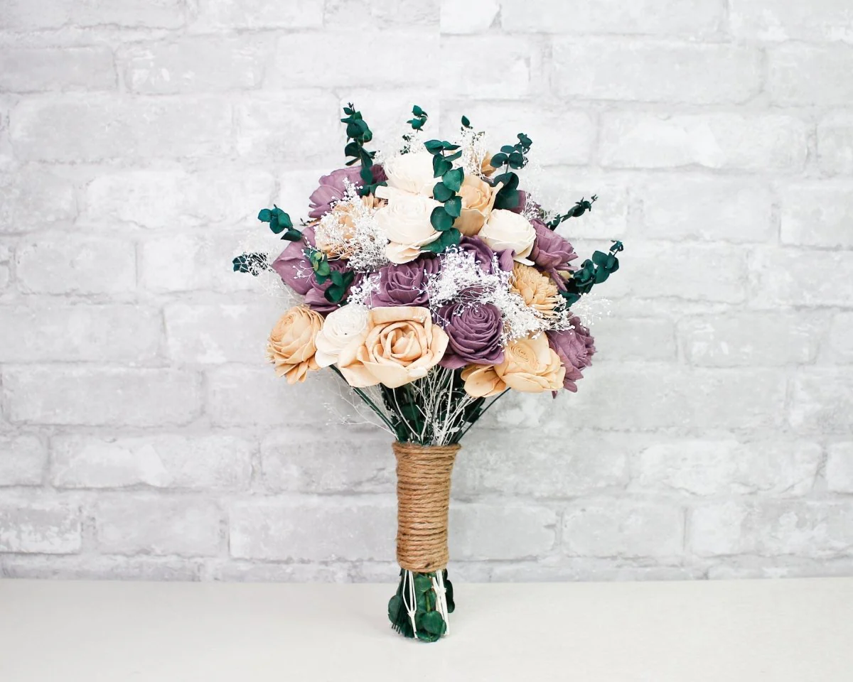 Mulberry Dreams Finished Bouquet - Image 7