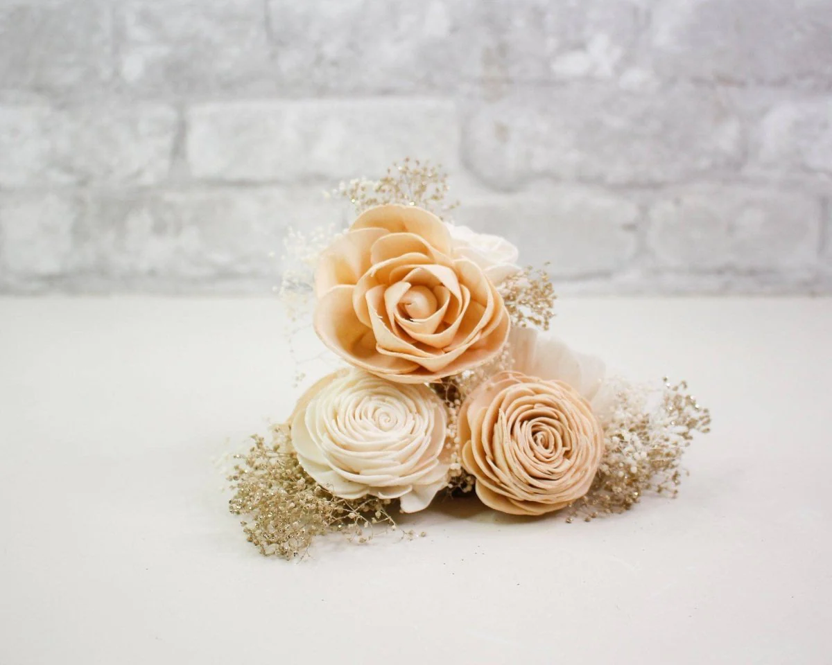 Nearly Nude Boutonniere (Set of 3) - Image 2