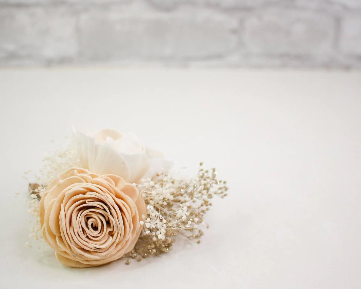 Nearly Nude Boutonniere (Set of 3) - Image 3