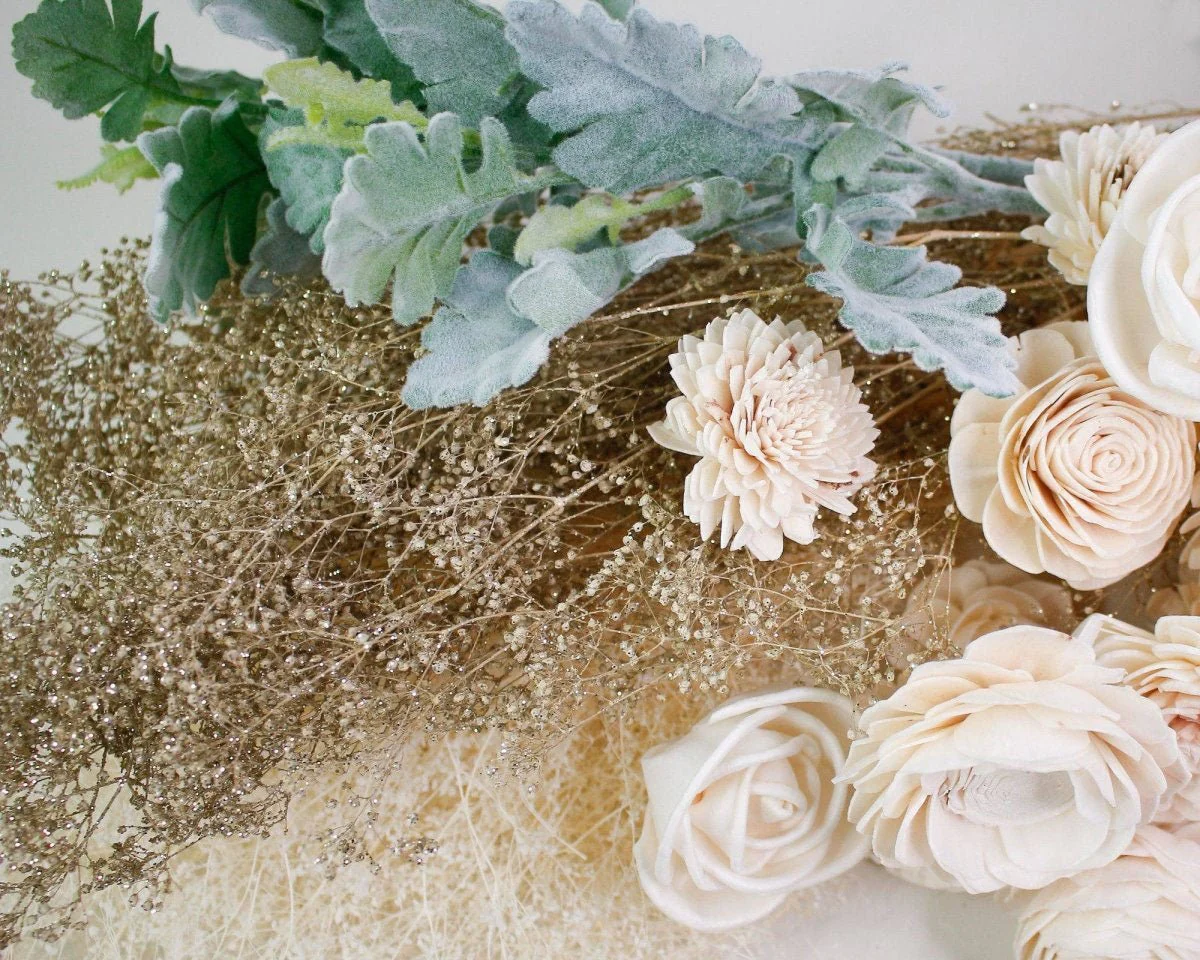 Nearly Nude Bridal Bouquet - Image 12
