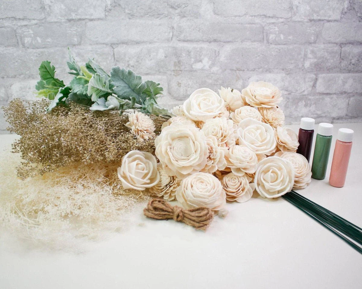 Nearly Nude Bridal Bouquet - Image 14