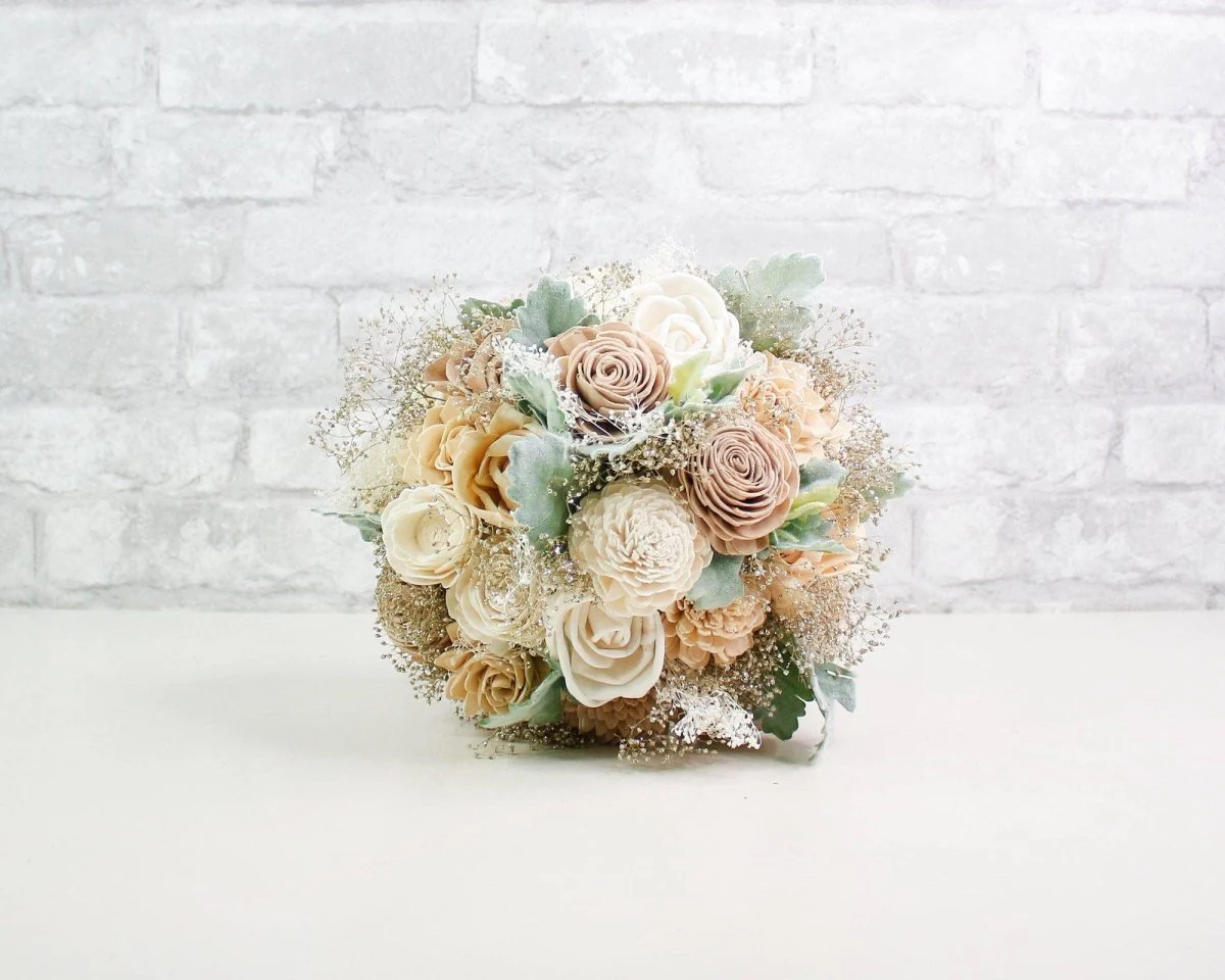 Nearly Nude Bridesmaid Bouquet