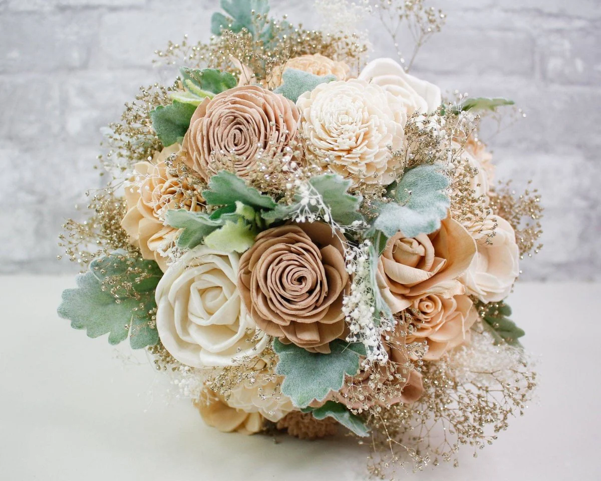 Nearly Nude Bridesmaid Bouquet* - Image 5