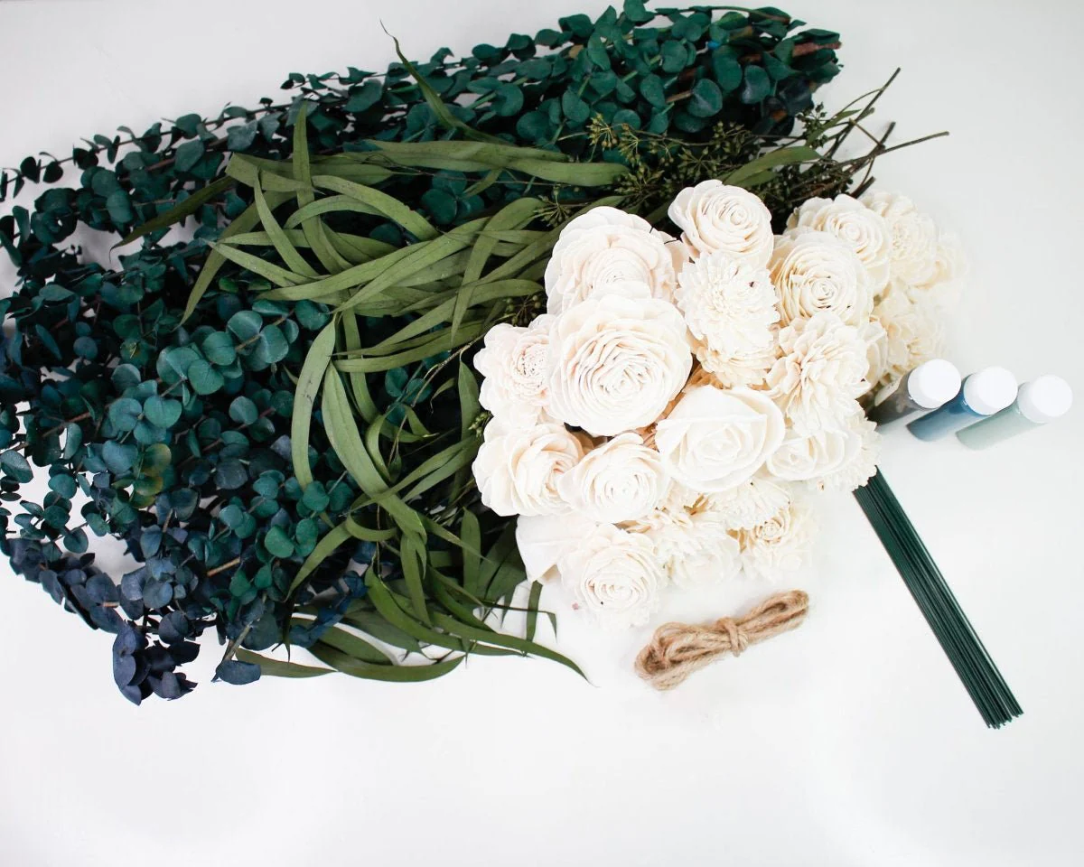 Olive Branch Bridal Bouquet - Image 11