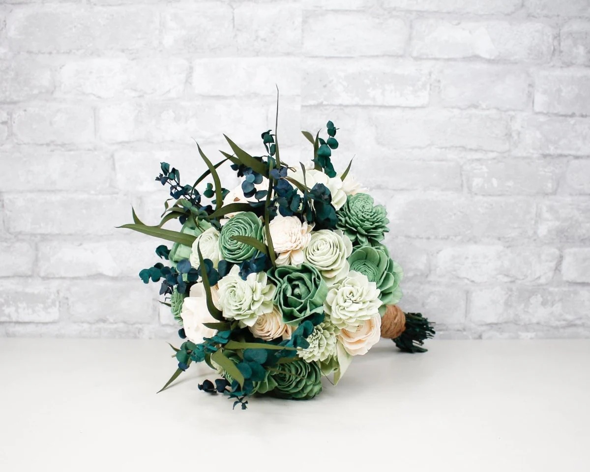 Olive Branch Bridal Bouquet - Image 2