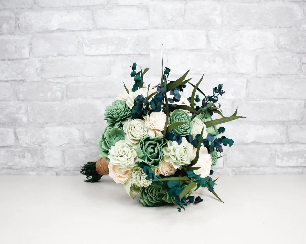 Olive Branch Bridal Bouquet - Image 4