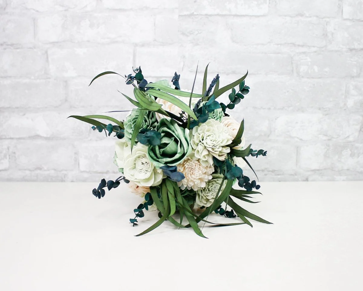 Olive Branch Bridesmaid Bouquet - Image 2
