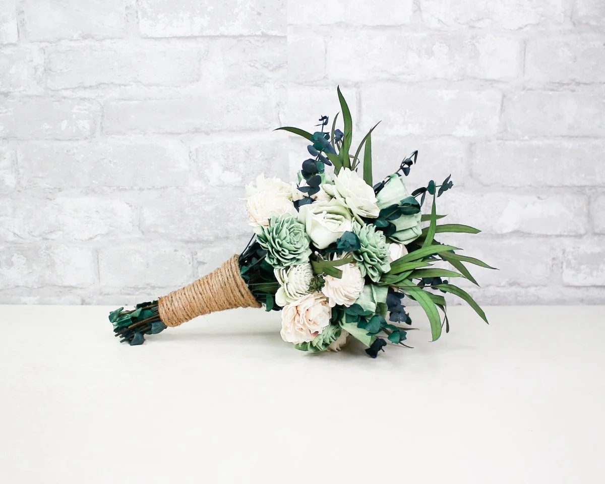 Olive Branch Bridesmaid Bouquet - Image 3