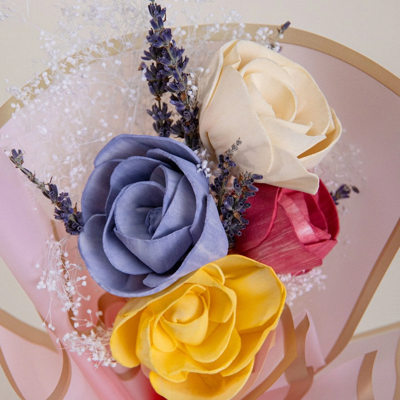 Pastel Sweetheart Mini Deluxe Bouquet - Image 2