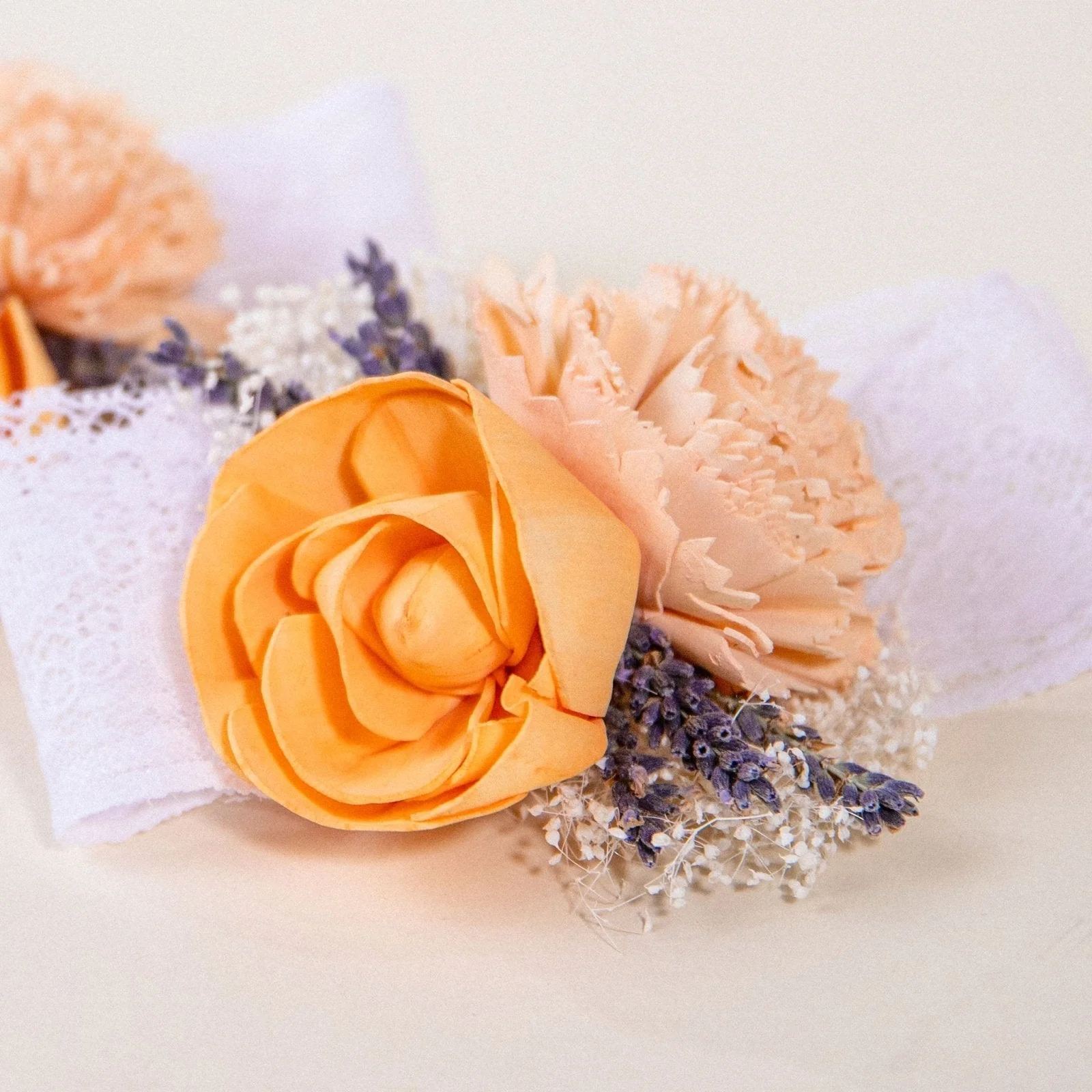 Peach Dawn Corsage (Set Of 3) - Image 2