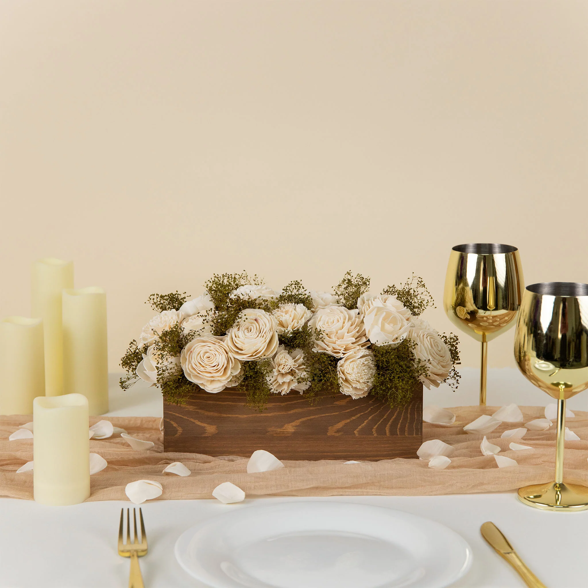 Perfect Simplicity Wedding Centerpiece