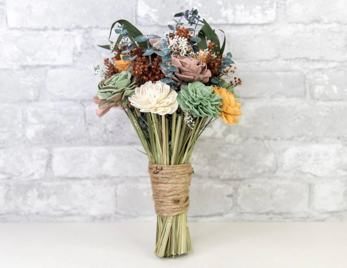 Rustic Chic Mini Bouquet - Image 4