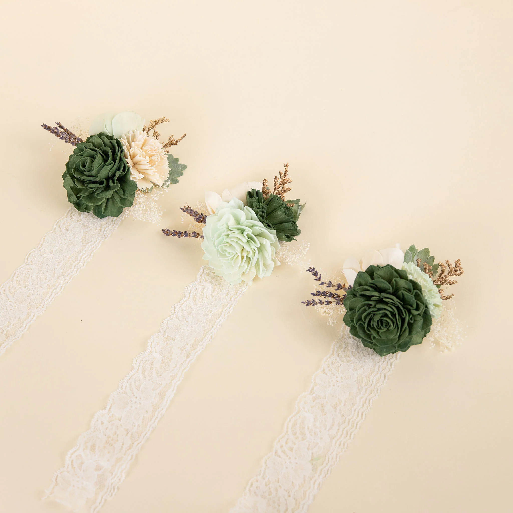 Silver Sage Corsage (Set of 3)* - Image 3