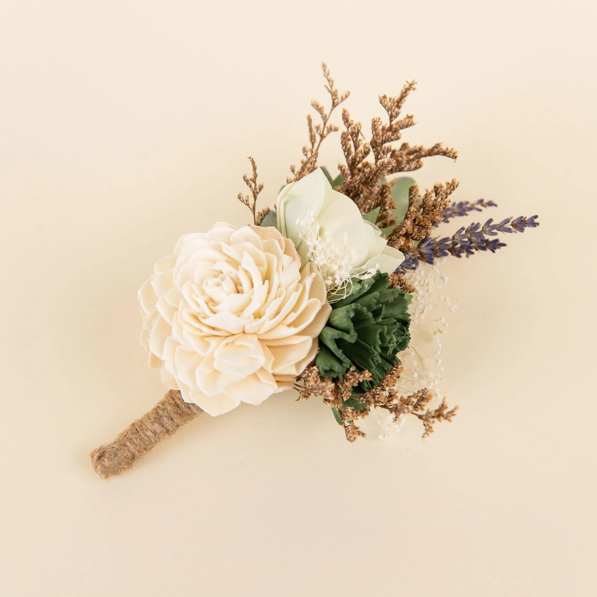Silver Sage Groom's Boutonniere* - Image 2