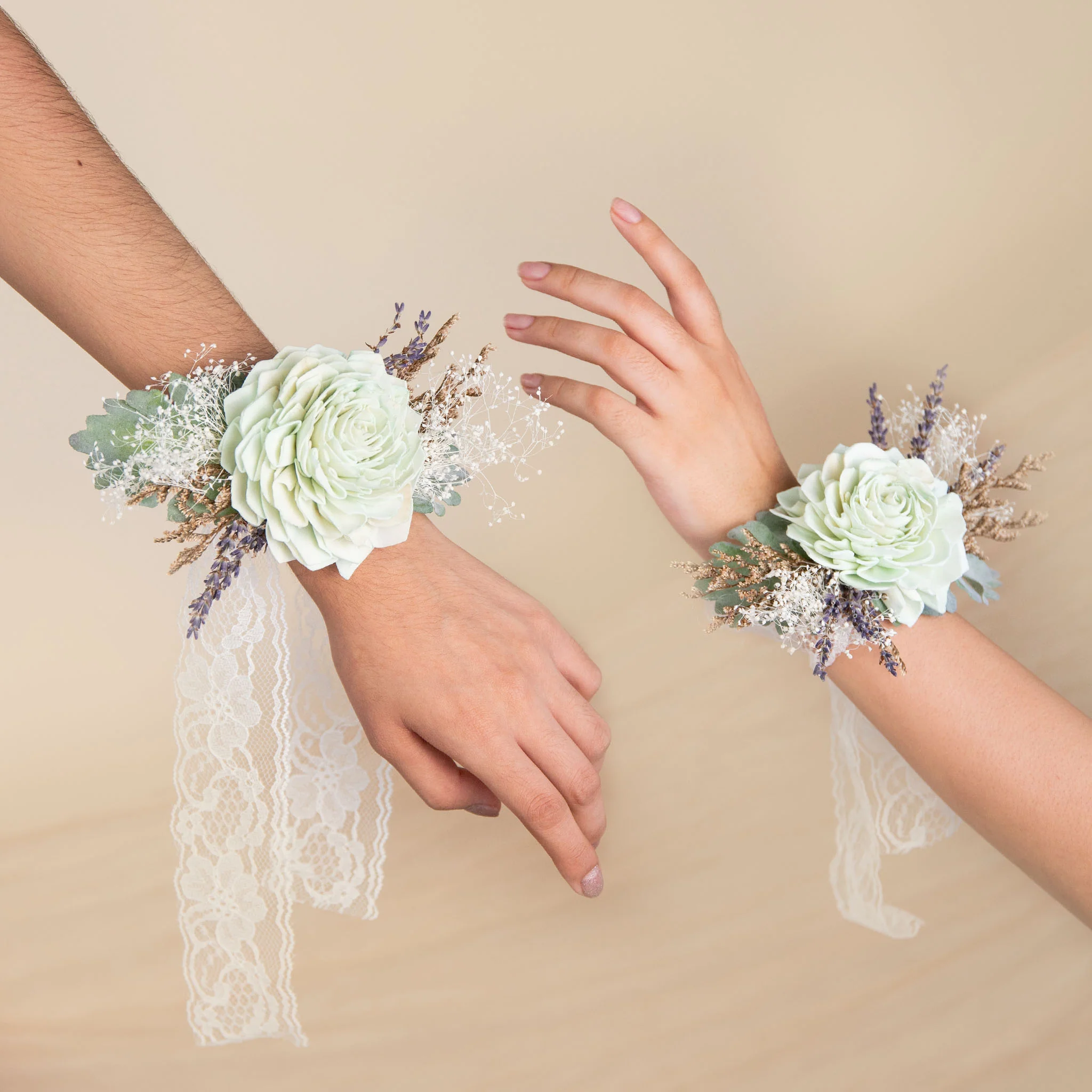 Silver Sage Mother's Corsage (Set of 2)*