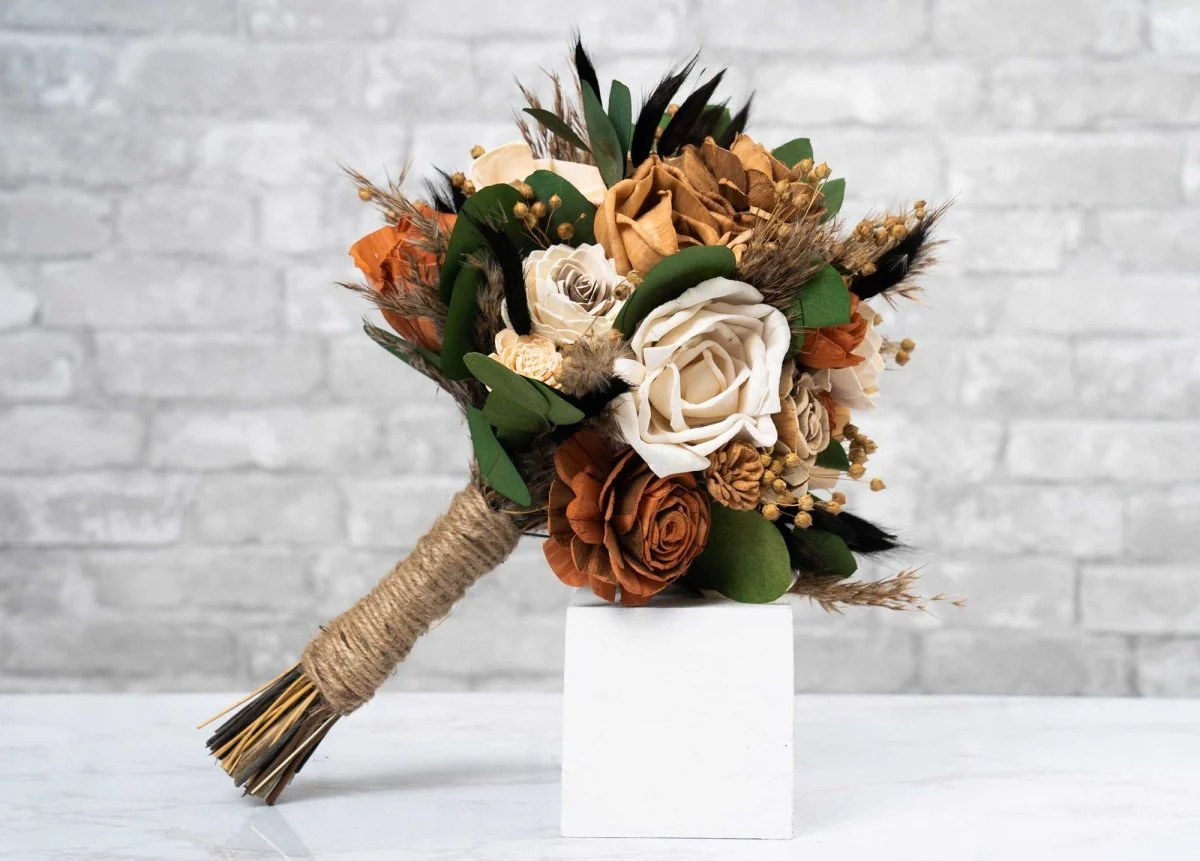 Sun Kissed Bridesmaid Bouquet - Image 4