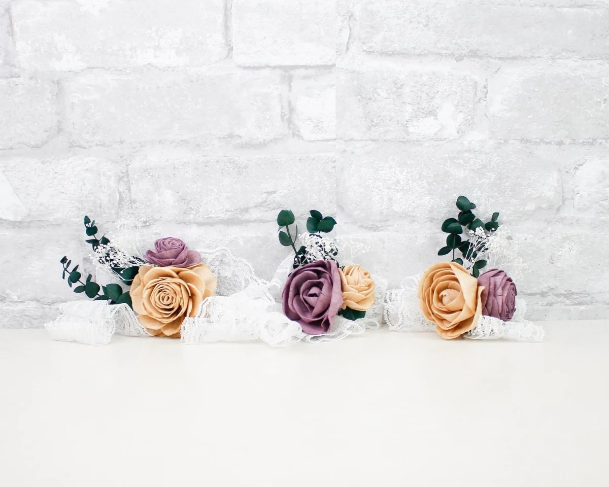 Tie The Knot Corsage (Set of 3)