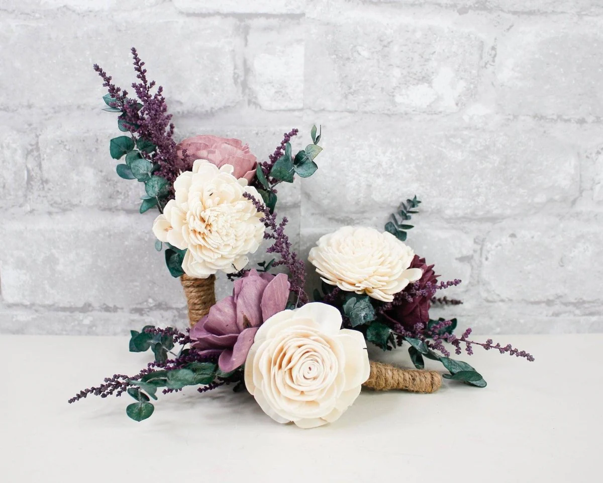 Twilight Sky Boutonniere (Set of 3)