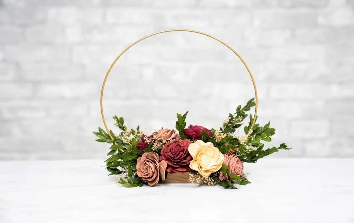 Vintage Vineyard Hoop Centerpiece - Image 6