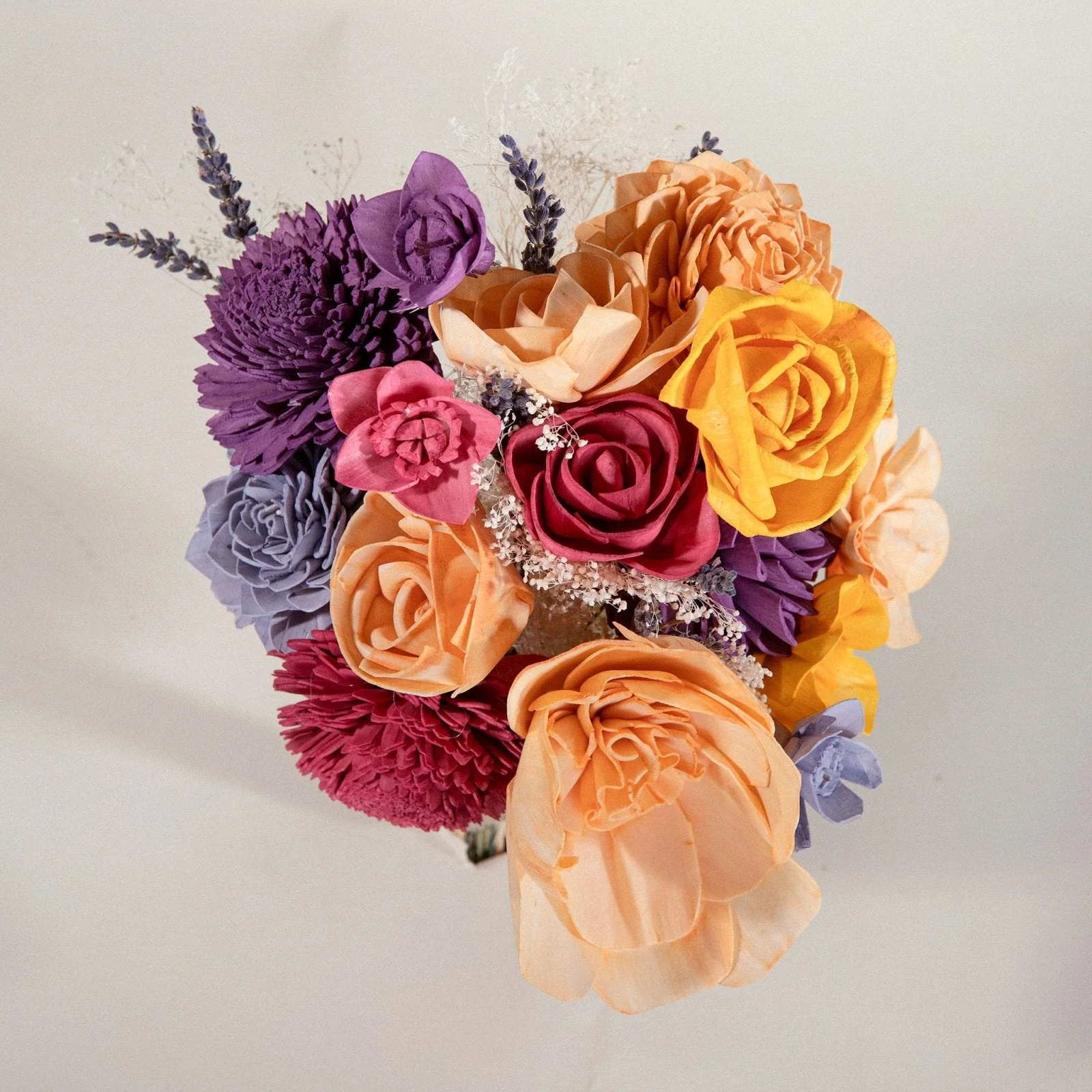 Wild Style Peach Dawn Bridesmaid Bouquet - Image 4