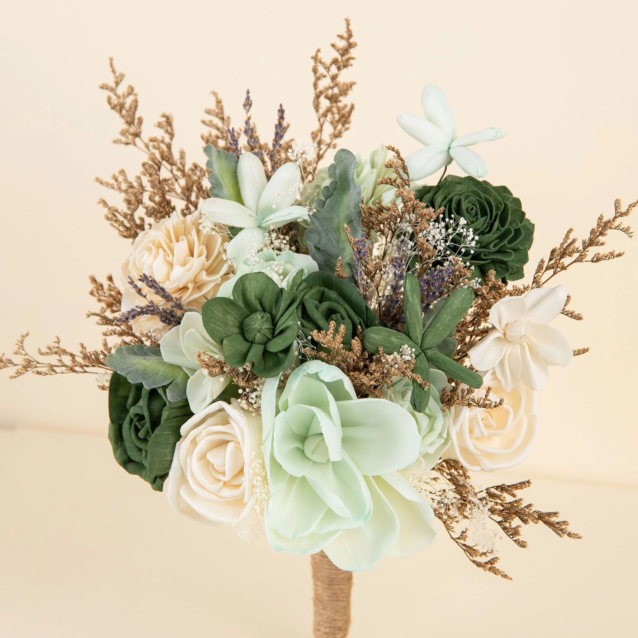 Wild Style Silver Sage Bridesmaid Bouquet* - Image 2