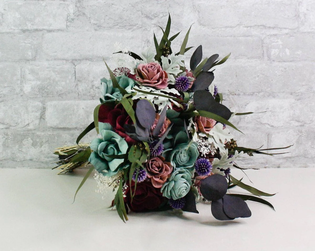 Winter Thistle Bouquet